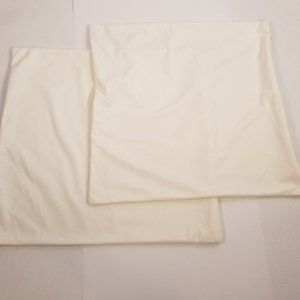 DEZENE Decorative Pillow Cases 18x18 Cream 2